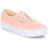 Vans  AUTHENTIC PLATFORM 2.0  women's Shoes (Trainers) in Pink