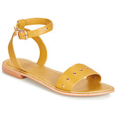 Vero Moda  LOUISA LEATHER  women's Sandals in Yellow