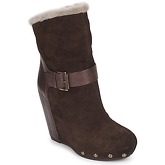 Vic  ANAIS VILANE  women's Low Ankle Boots in Brown