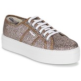 Victoria  BLUCHER GLITTER PLATAFORMA  women's Shoes (Trainers) in Silver