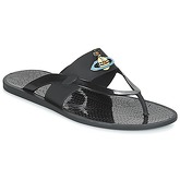 Vivienne Westwood  ORB ENAMELLED SDL  men's Flip flops / Sandals (Shoes) in Black