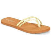 Volcom  THRILLS  women's Flip flops / Sandals (Shoes) in Yellow