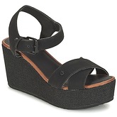 Volcom  STONE PLATEFORM  women's Sandals in Black