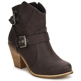 Xti  RIDING BOOT  women's Low Ankle Boots in Brown