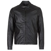 Yurban  IMIMID  men's Leather jacket in Black