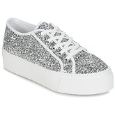 Yurban  GLITORA  women's Shoes (Trainers) in Silver